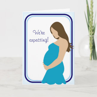 Faire-part Nous prévoyons ! Ventre enceinte