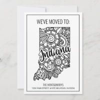 Nous sommes allés à Indiana State Floral Mandala H