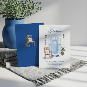 Faire-part Nous sommes passés à une nouvelle adresse Porte d'