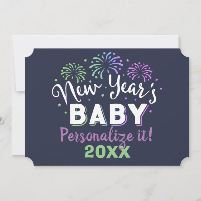 Faire-part Nouvel An (Devant)