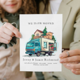 Faire-part Nouvelle adresse I Camion Moving Home