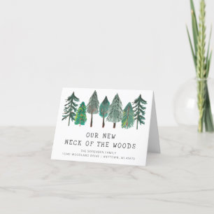 Faire-part Nouvelle annonce de déménagement Neck of the Woods