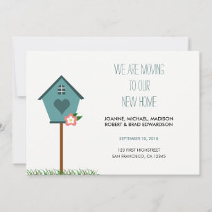 Faire-part Nouvelle maison moderne, maison, nous bougeons fai
