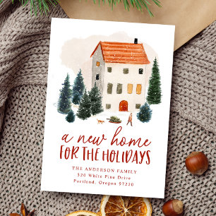 Faire-part Nouvelle maison pour les vacances déménager