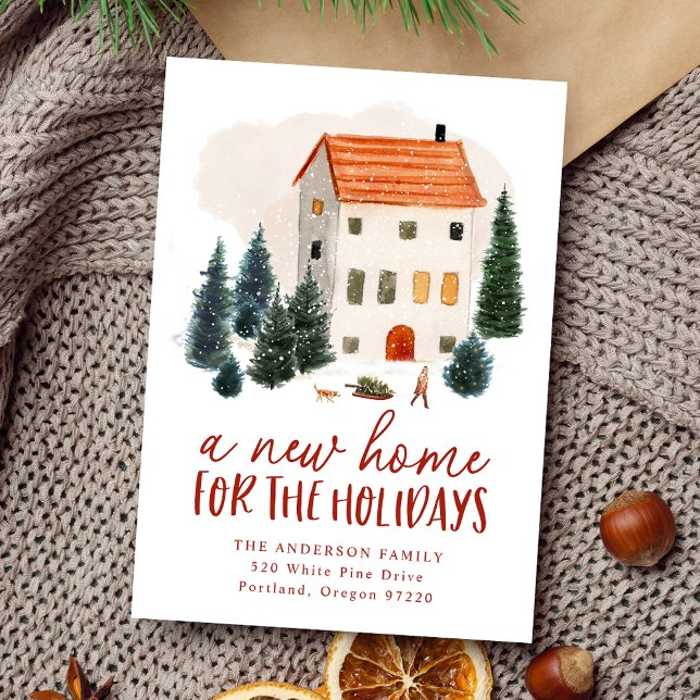 Faire-part Nouvelle maison pour les vacances déménager (Créateur téléchargé)