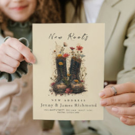 Faire-part Nouvelles Racines - Nouvelle Adresse Je Chaussure