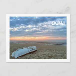 Faire-part Ocean City, carte postale du New Jersey - Bateau d