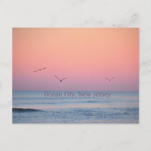 Faire-part Ocean City, New Jersey Carte Postale du Lever de S