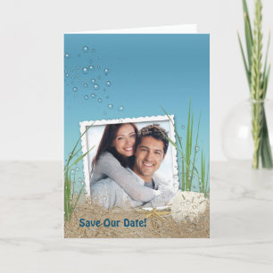 Faire-part Ocean Starfish Enregistrer la date
