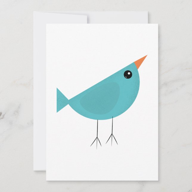 Faire-part Oiseau  (Devant)