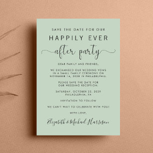 Faire-part Page de réception du mariage Enregistrer la date