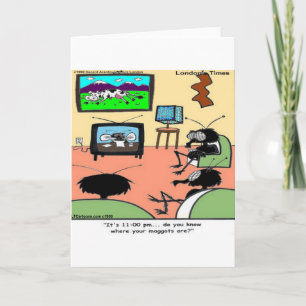 Faire-part Parents insectes drôle dessin animé