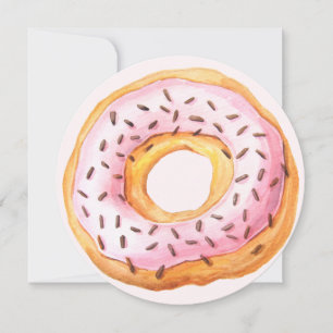 Faire-part Parsemé de baby shower de beignes d'amour