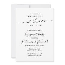 Partie d'engagement en calligraphie noir et blanc