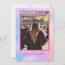 Faire-part Pastel Clouds Graduation Era Lover Parties scintil