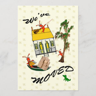 Faire-part Petite Cajun Crawfish Annonces de déplacement