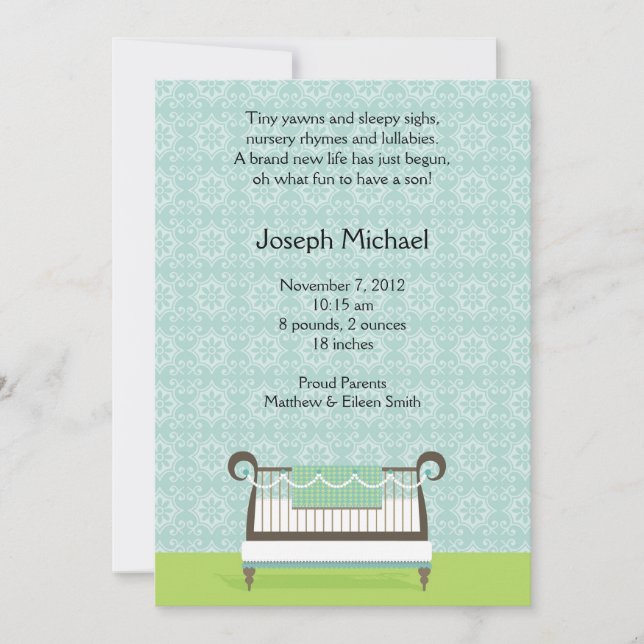 Faire-part Petits Yawns (Devant)