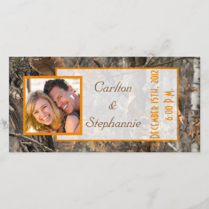 Faire-part photo Camo Chic de Hunter