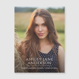 Faire-part photo chic Graduation