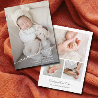 Photo de bébé moderne de naissance