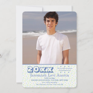 Faire-part photo de la classe de diplômés