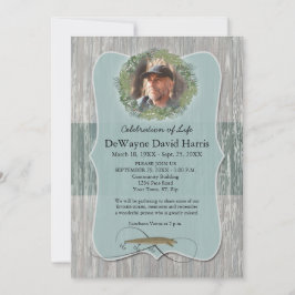 Faire-part photo de la sympathie du pêcheur