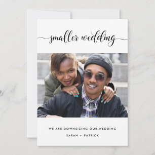 Faire-part Photo de mariage intimiste