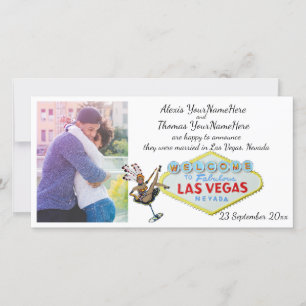 Faire-part photo Mariage Las Vegas