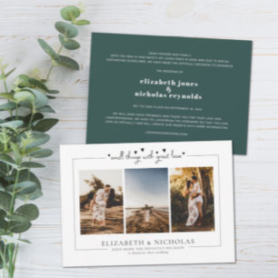 Faire-part photo Micro Mariage téléchargé