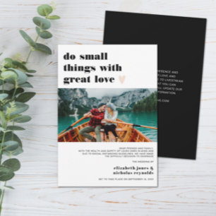 Faire-part photo Micro Mariage téléchargé