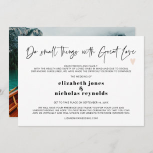 Faire-part photo Micro Mariage téléchargé