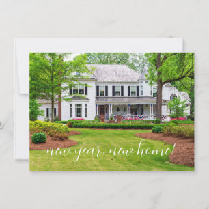 Faire-part photo mobile d'une nouvelle maison mode