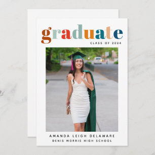 Faire-part photo Retro 2024