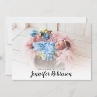 Photo simple Annonces de naissance de nouveau-nés