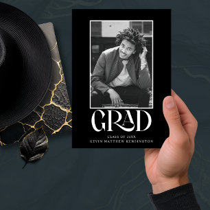 Faire-part Photographie moderne de la typographie blanche noi