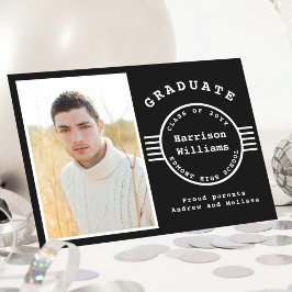 Faire-part Photographie Moderne Grandes Blancs Et Noirs