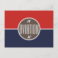 Pilote d'avion funky blanc - Carte postale d'aviat