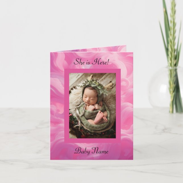 Faire-part plié (Devant)