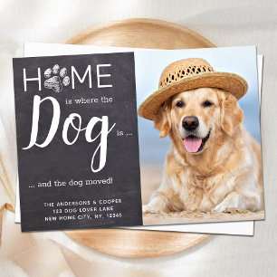 Faire-part Poids Personnalisé Déplacé Nouvelle Adresse Chien 