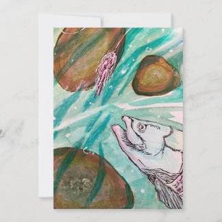 Faire-part Pour l'amour de la pêche au volant