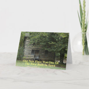 Faire-part Première construction en ville - Drôle changement 