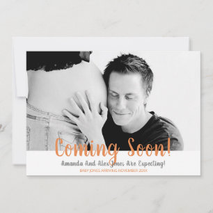 Faire-part Prochainement Grossesse Photo