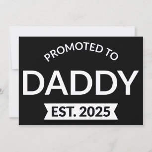 Faire-part Promu Papa Estimé 2025 II