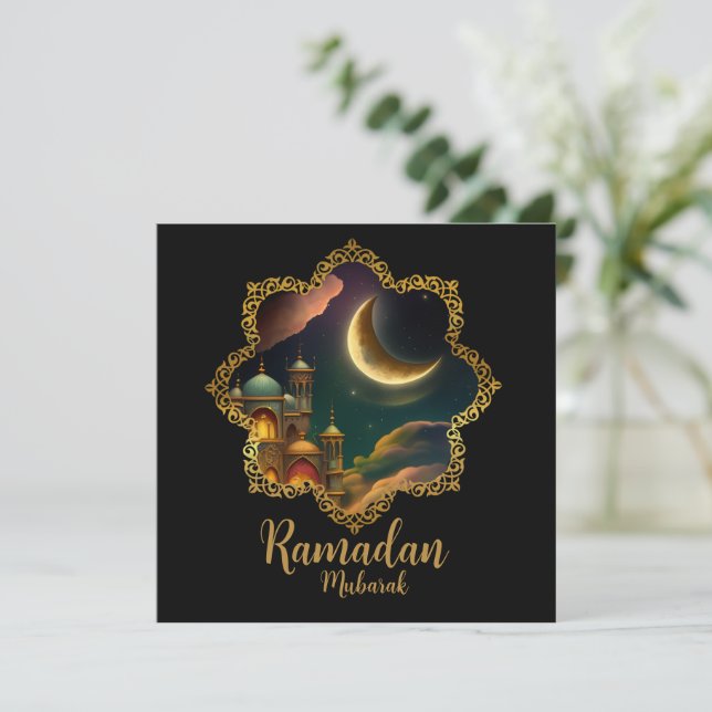 FAIRE-PART RAMADAN MUBARAK KAREEM 2024 (Debout devant)
