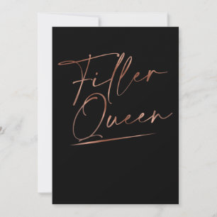 Faire-part Recharge de la lèvre Queen Injectables Esthétique 