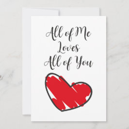 Faire-part Réseau Heart and Quote for Valentine´s Day