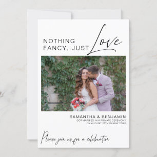 Faire-part Rien De Fantastique Mais D'Amour   Parti Elopement
