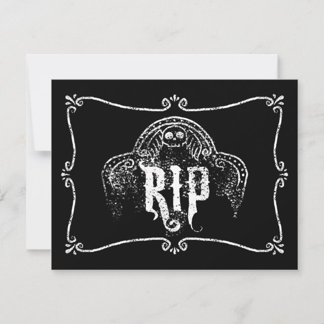 FAIRE-PART RIP (Devant)