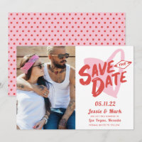 Saint Valentin Las Vegas Photo Save the Date