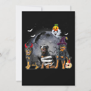 Faire-part Satan Witch Mummy Halloween Cost